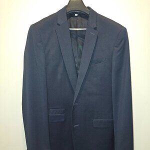 Wool-blend Navy Suit